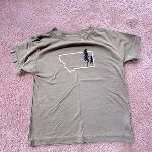 Kids Montana Tan Graphic T-Shirt